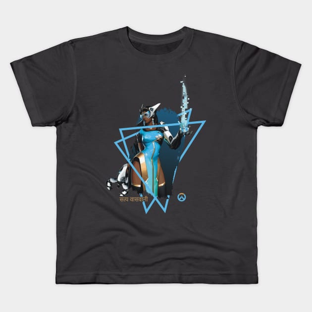 Symmetra Overwatch Kids T-Shirt by Alpheratz